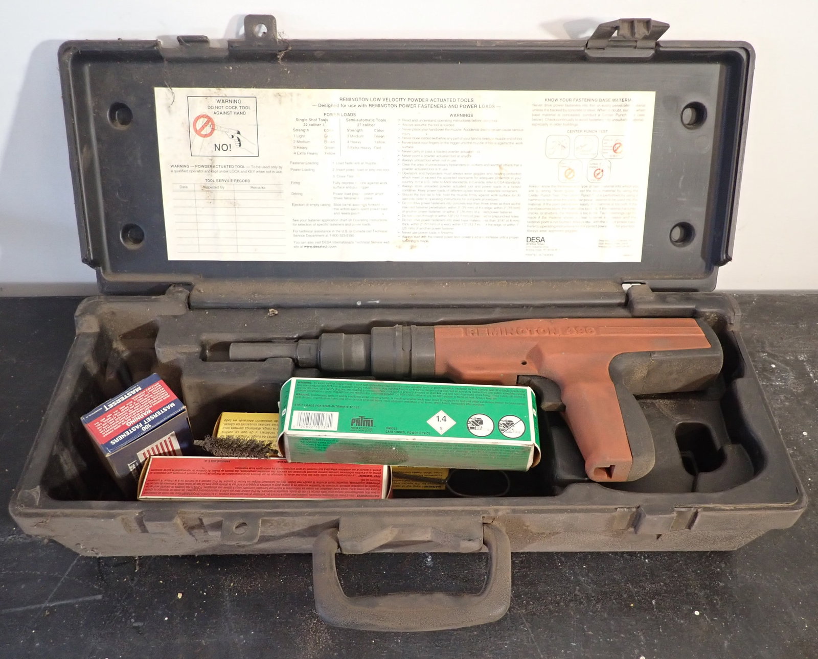 Remington 496 Powder Actuated Tool: NO in house shipping !