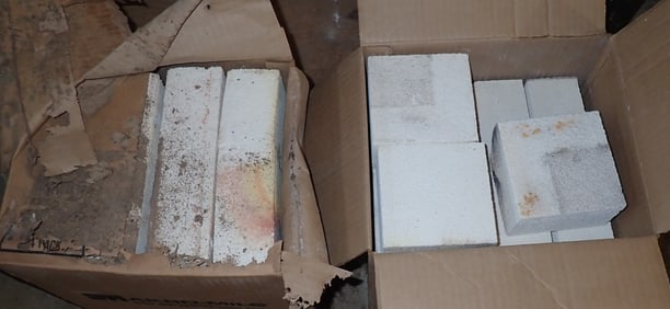 4 Boxes of Kiln Brick