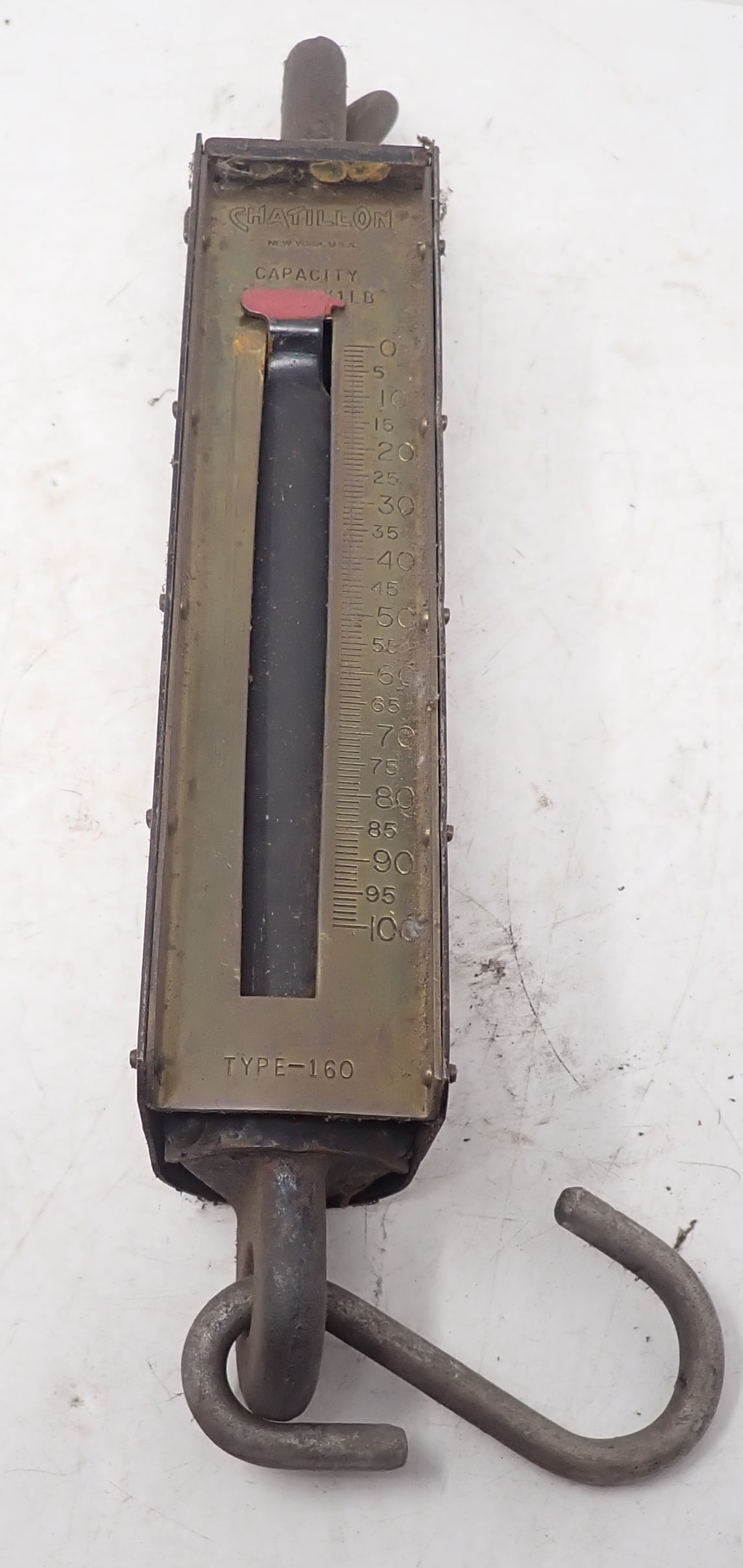Chatillon Type 160 Hanging Scale 100lb (1 of 4)
