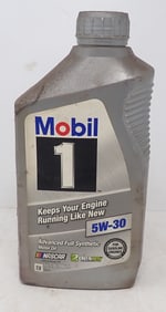 5 Quarts Mobil 1 5W-30 Motor Oil