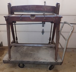 Peck Stowe & Wilcox 1898 Sheet Metal Shear