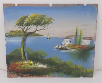 Oil on Board Painting