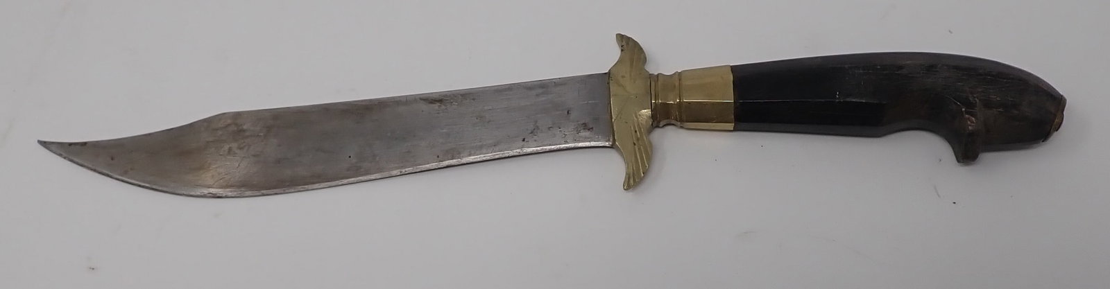 1945 Philippines Trench Art Knife: Approx 12 5/8" long. Shipping available