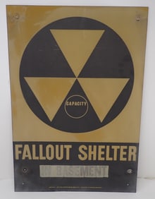 Department of Defense Fallout Shelter Sign