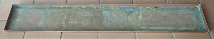 4 Copper Window Trays / Pans