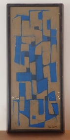 James Hamilton Abstract Oil on Canvas Painting