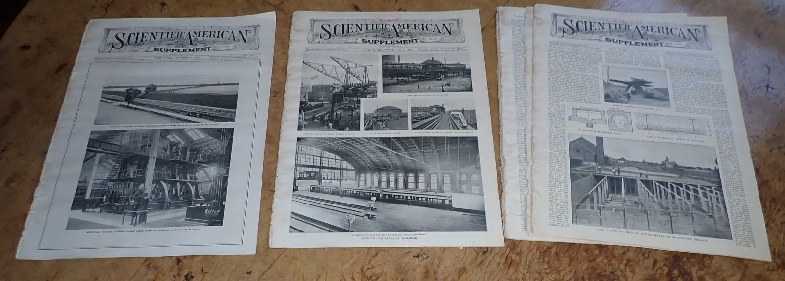 1901 Scientific American Supplements: Shipping available