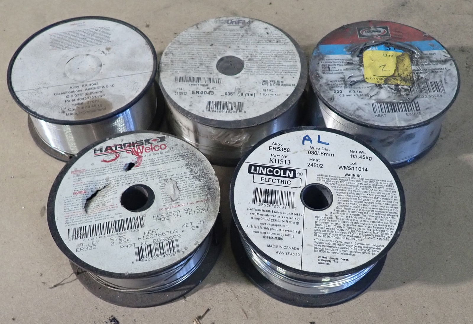 5 Rolls Steel Mig Wire (1 of 6)