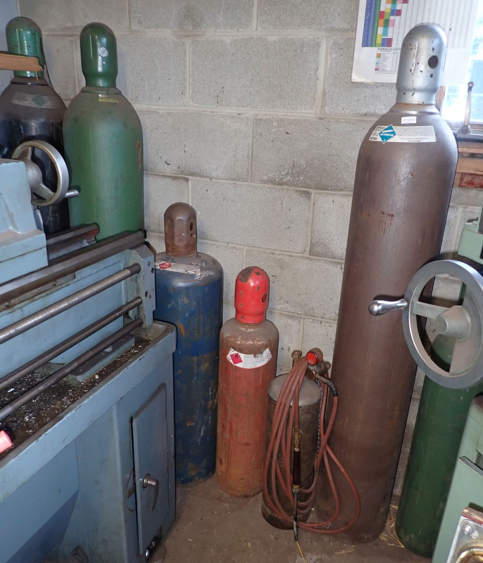 Oxygen , Acetylene , Helium Tanks (1 of 6)