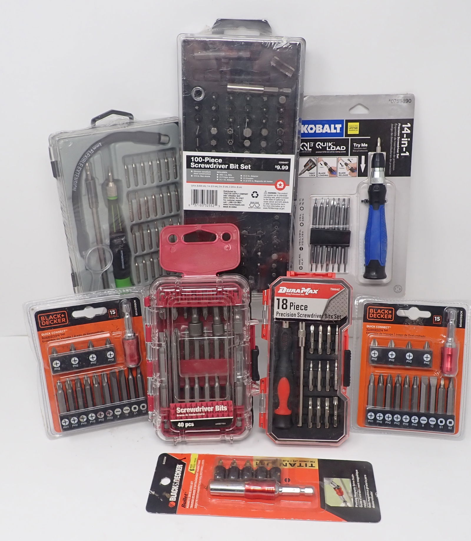 Screwdriver Bit Sets , Kobalt Quik Load: Shipping available