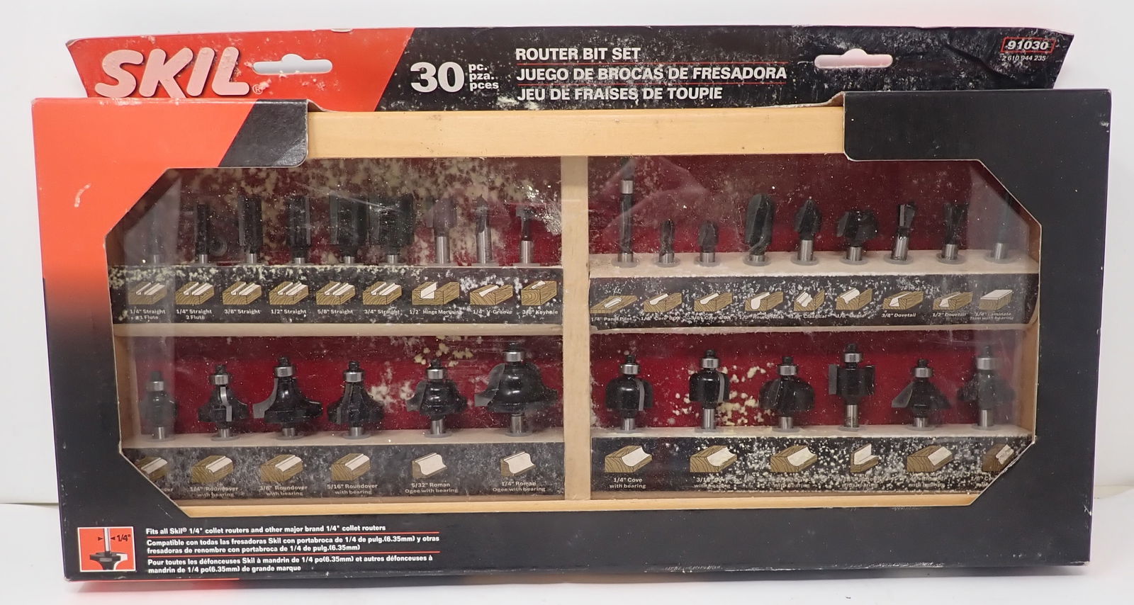 Skil 30pc Router Bit Set No. 91030 (1 of 1)