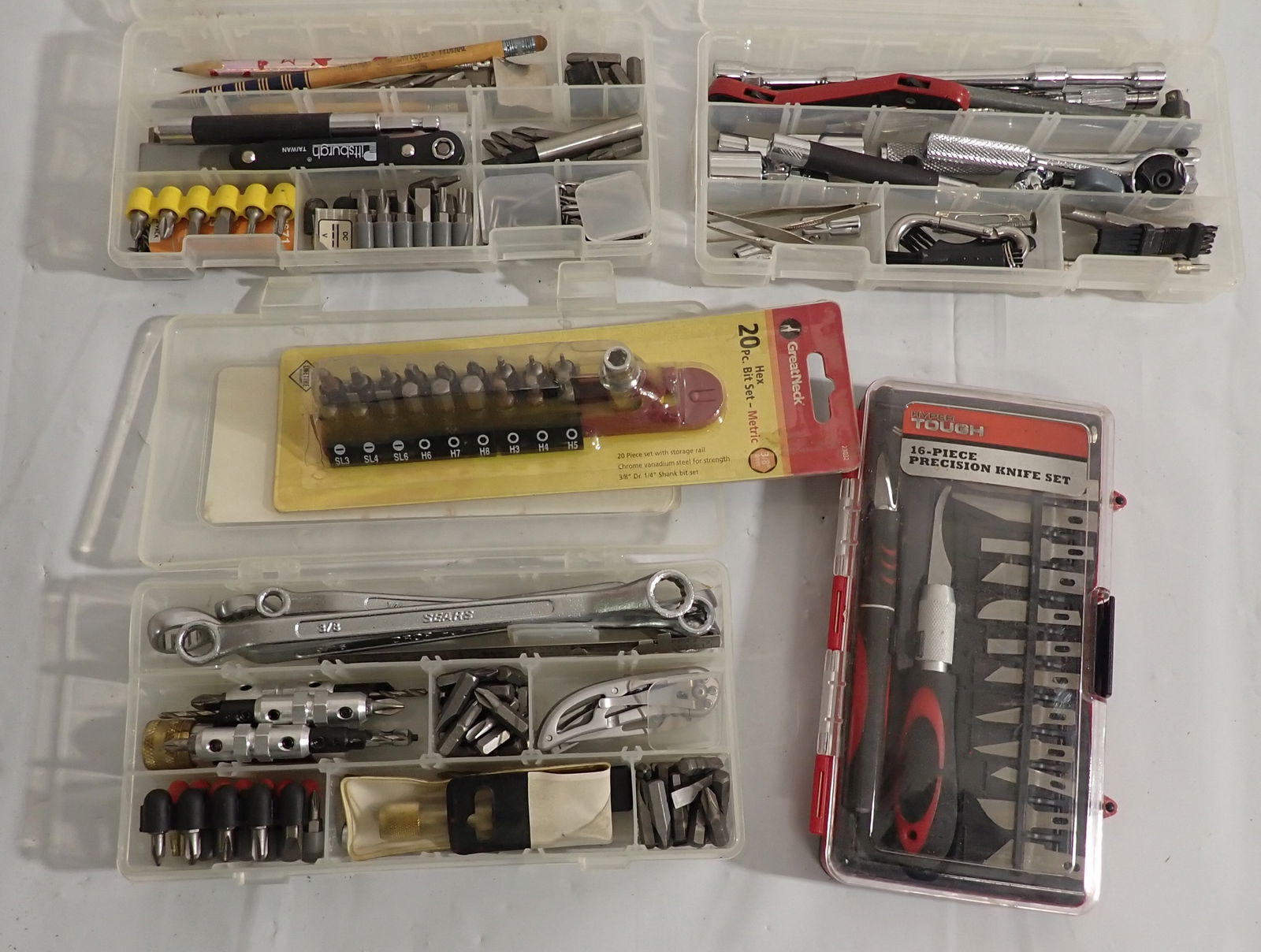Drivers , Precision Knife Set , Rachet , Sockets , Misc Tools (1 of 5)