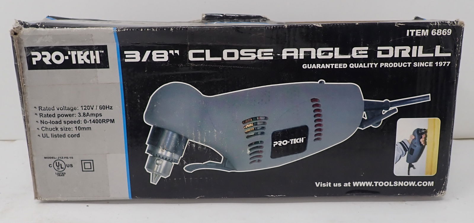 Pro-Tech 3/8" Close Angle Drill Item # 6869 (1 of 1)