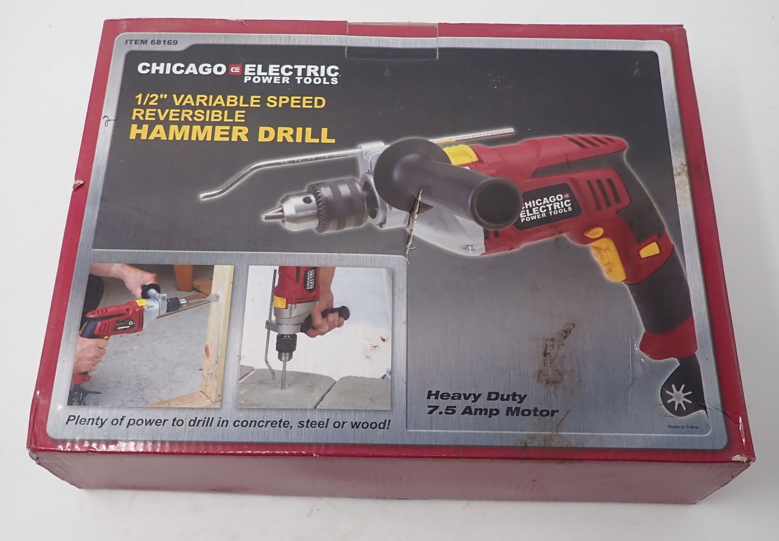 Chicago Electric 1/2" Variable Speed Hammer Drill (1 of 1)