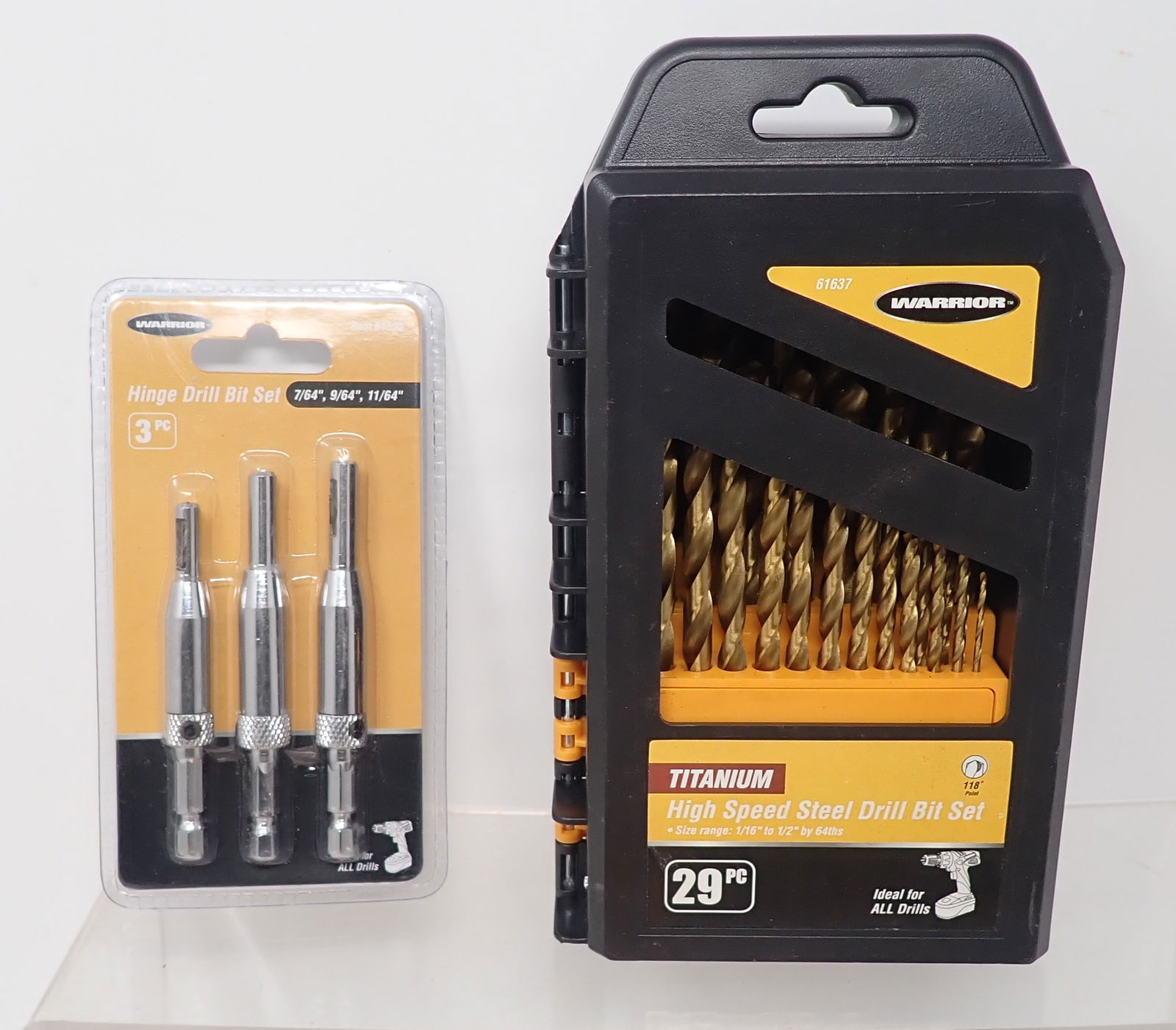 Warrior & Drill Master Drill Bit Sets - 2