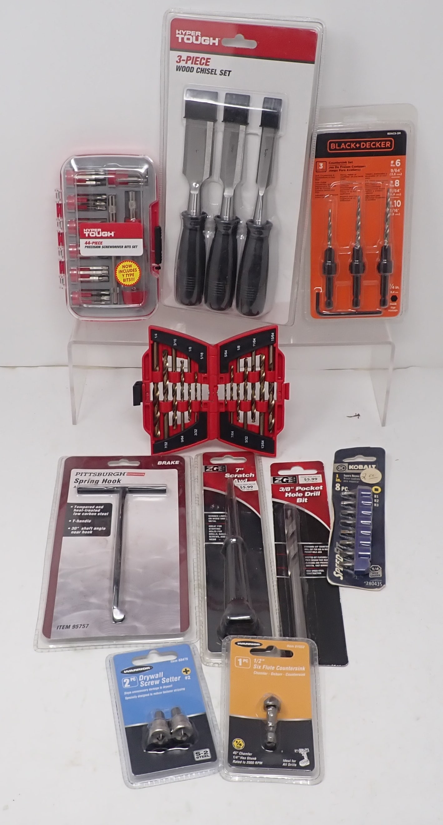 Wood Chisels , Screwdriver Set , Scratch Awl & Misc: Shipping available