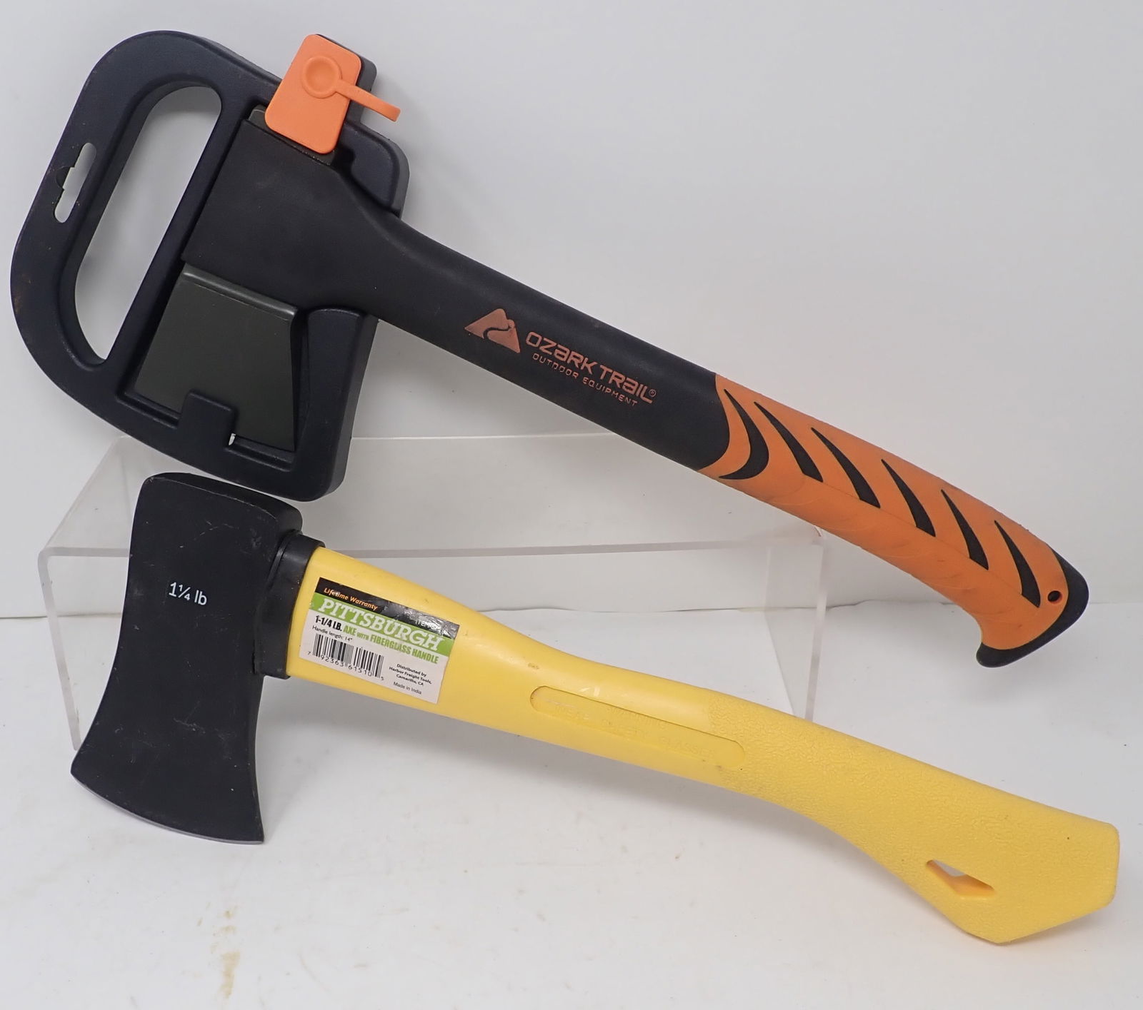 Pittsburgh & Ozark Trail Axes: Pittsburgh is 1 1/4 lb. Shipping available