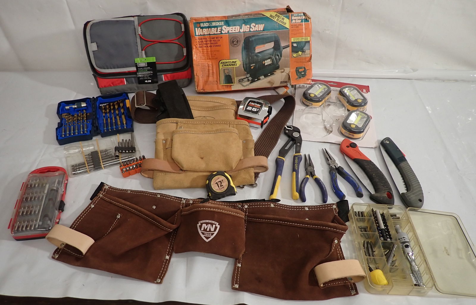 Tool Pouches , Drill Bits , Drivers , Cooler , & Misc: Shipping available