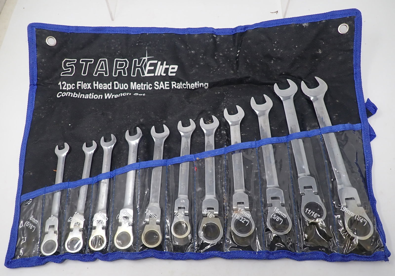 Stark Elite Flex Head Metric SAE Wrench Set: Missing the 8mm . Shipping available