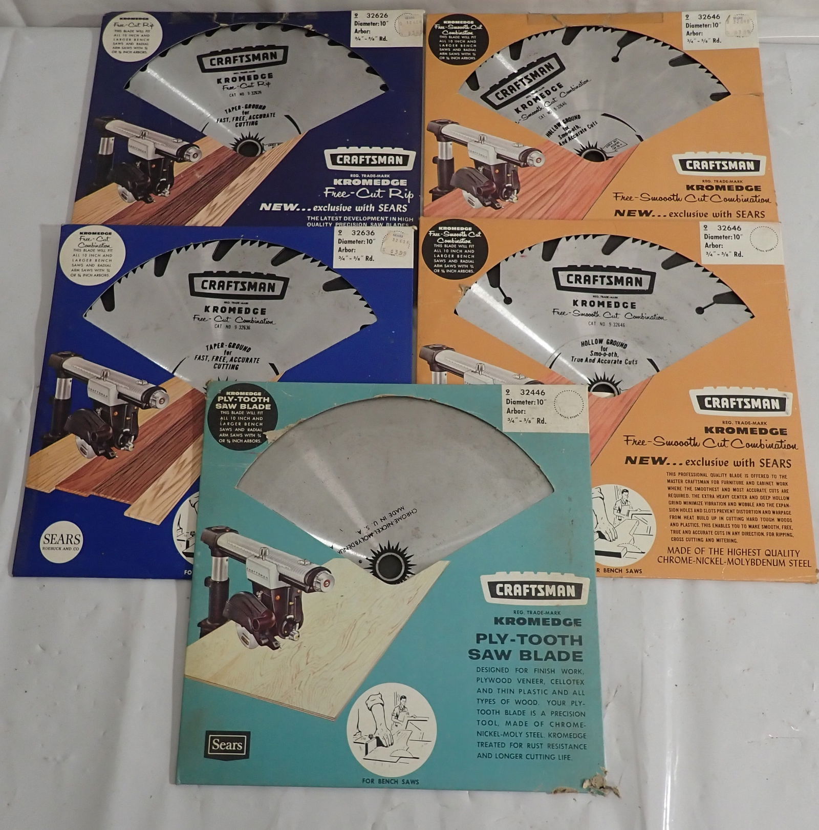 NOS Craftsman Kromedge 10" Saw Blades (1 of 3)