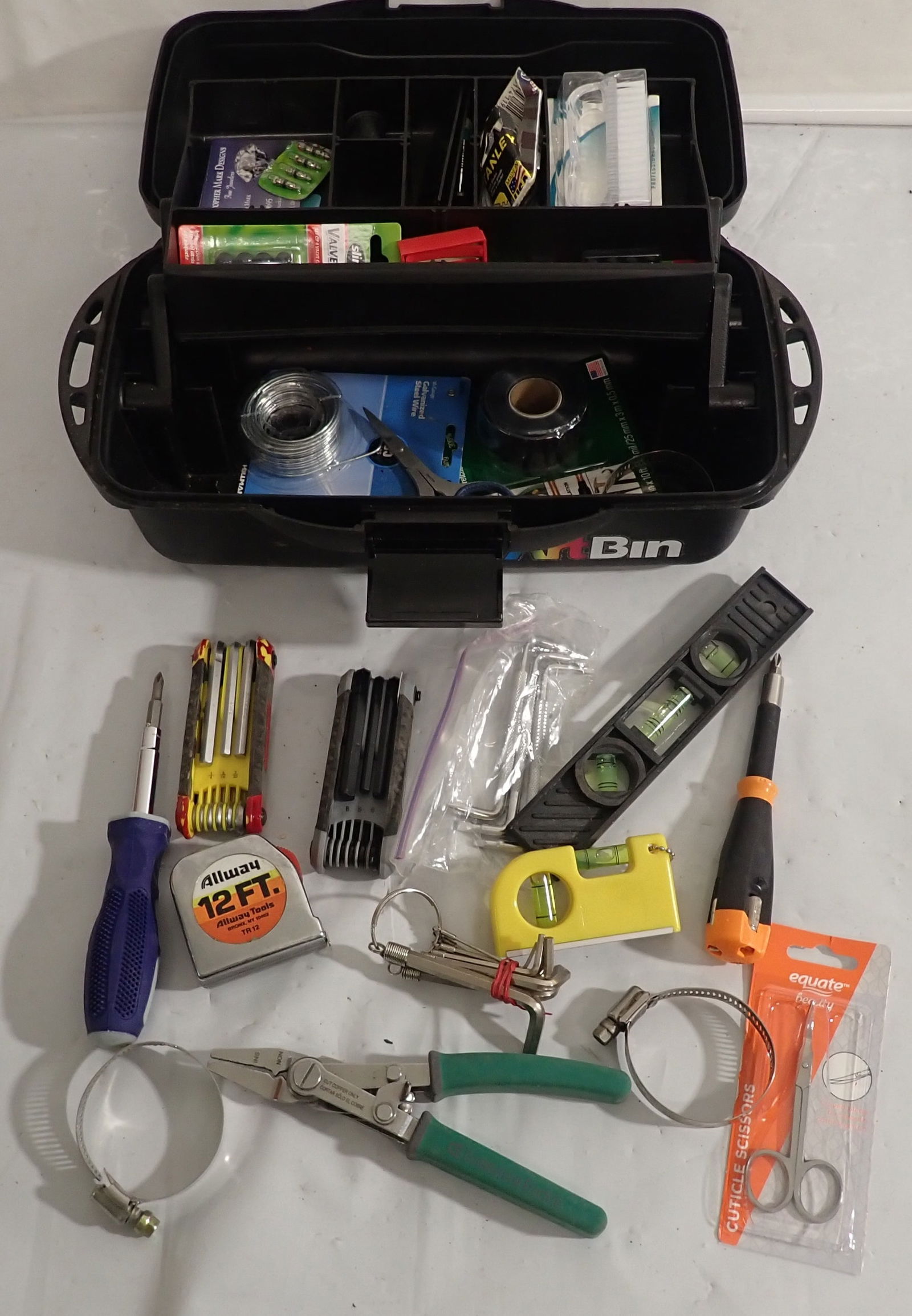 Art Bin Box & Misc: Box is approx 7 1/2" x 15" x 6 1/2" tall. Shipping available