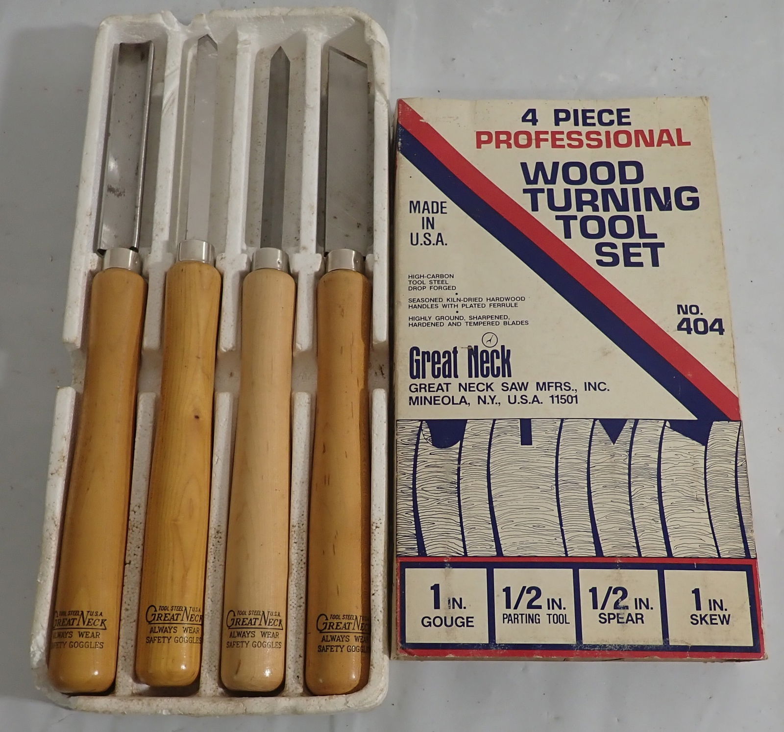 Great Neck Wood Turning Tool Set (1 of 4)