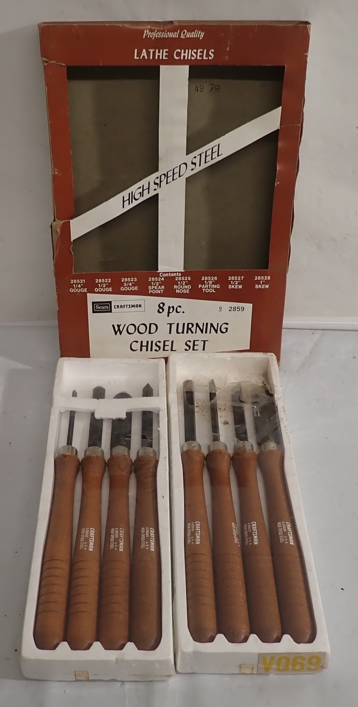 Craftsman 8pc Wood Turning Chisel Set (1 of 4)