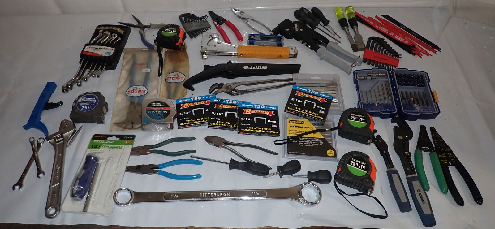 Channel Locks, Rivet Gun , Offset Wrenches , & Misc (1 of 7)