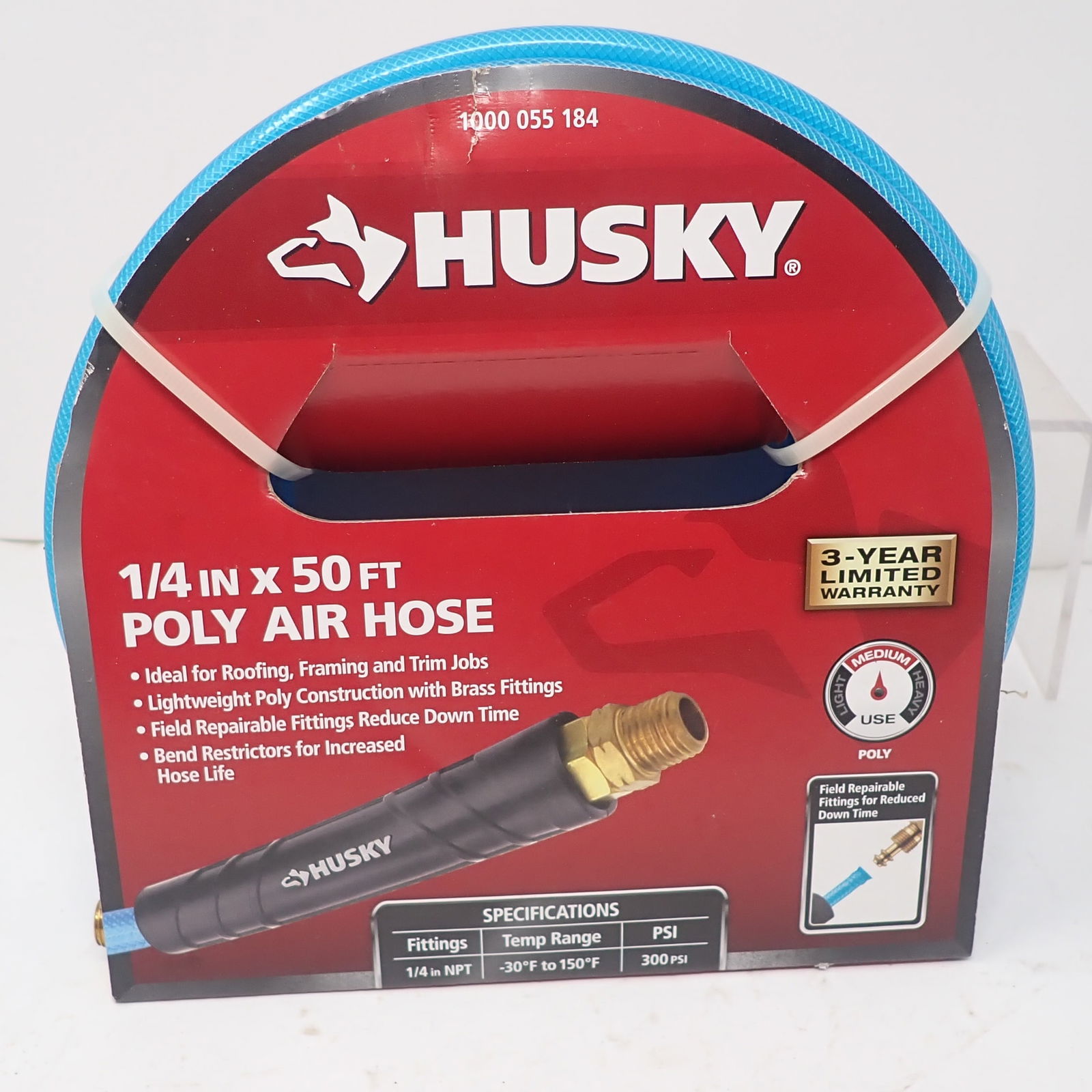 Husky 1/4" x 50' Poly Air Hose (1 of 2)