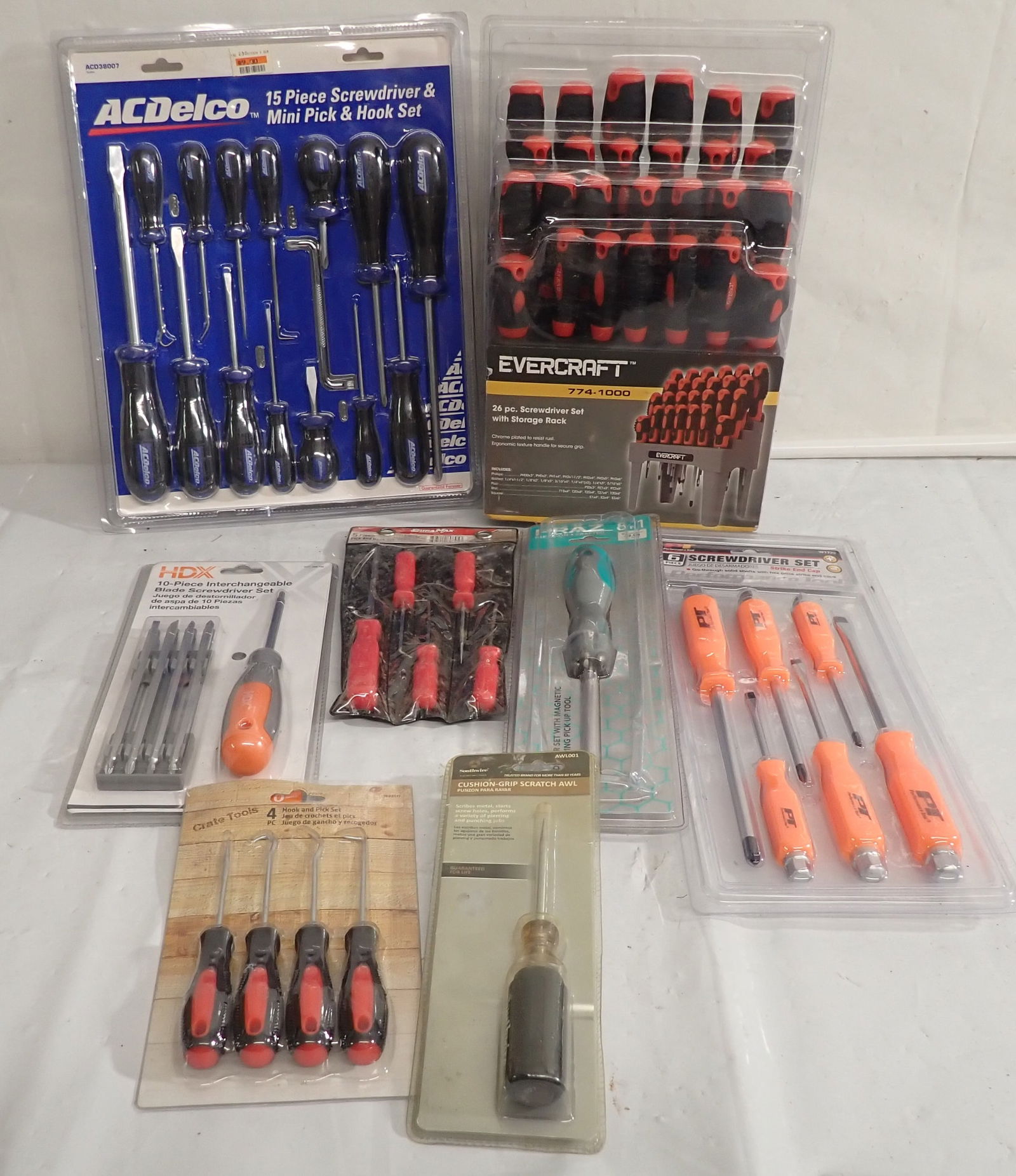 AC Delco Screwdriver Set , Scratch Awl , Pick & Hook Set (1 of 5)