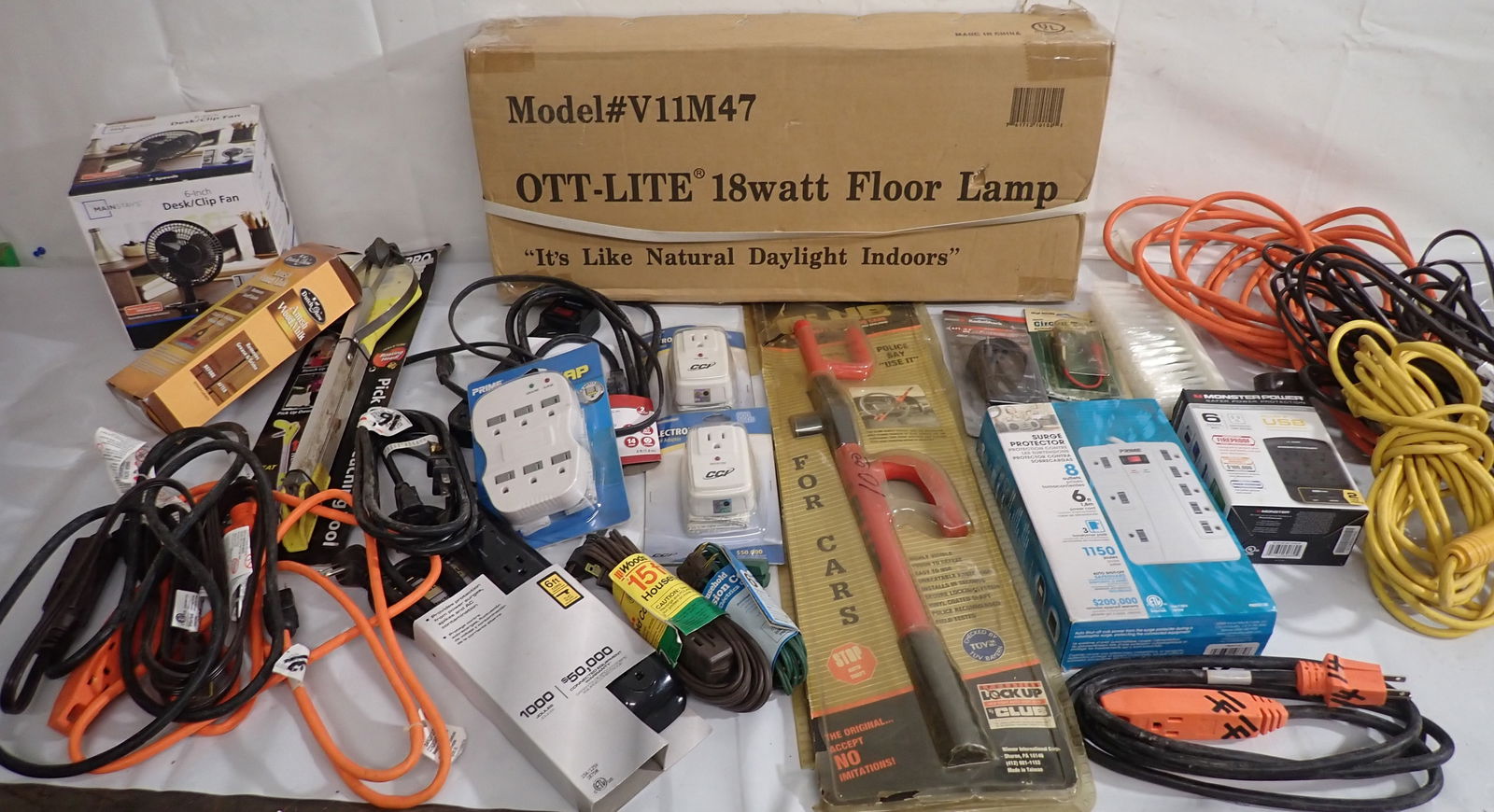 Extension Cords, Floor Lamp, & Misc (1 of 8)