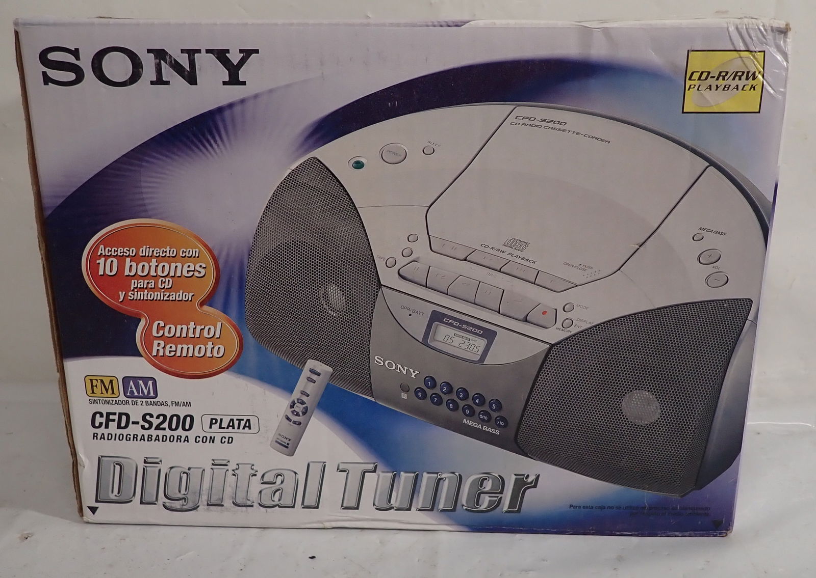 Sony CFD-S200 Radio Cassette Recorder (1 of 1)