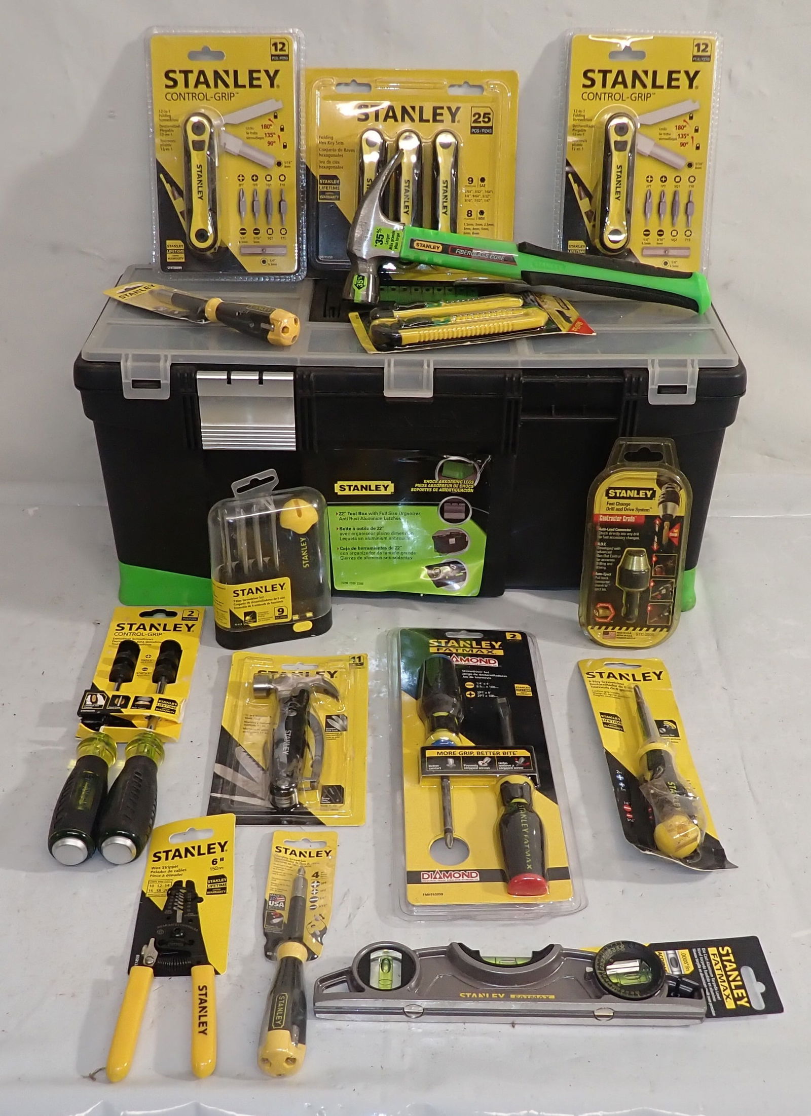 Stanley Fatmax Torpedo Level , Hammer, Screwdrivers , Misc Tools (1 of 8)