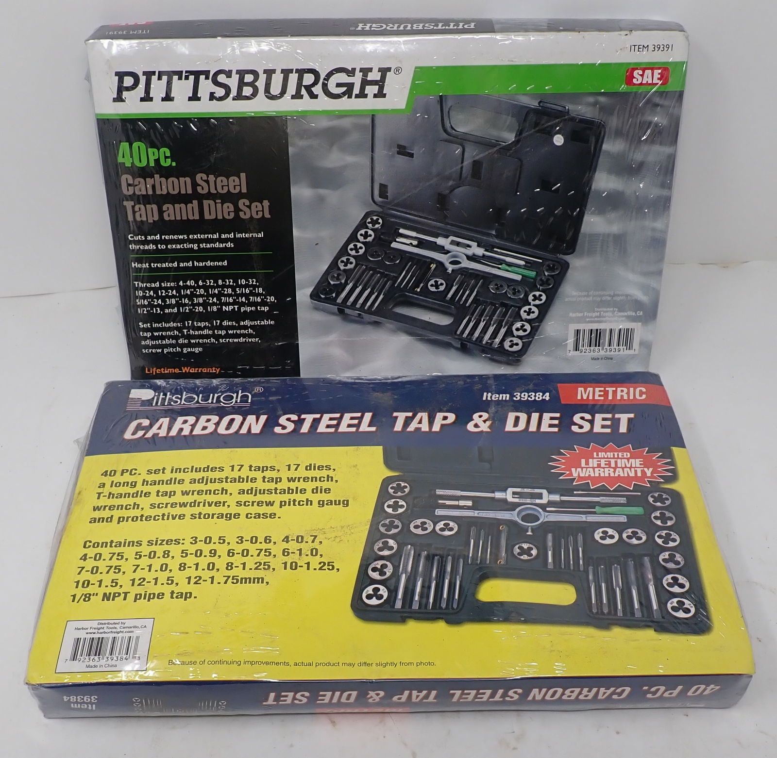 Pittsburgh SAE & Metric Tap & Die Sets (1 of 3)