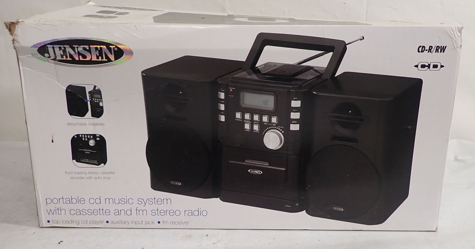 Jensen CD Music System w/ Cassette & FM Stereo (1 of 2)