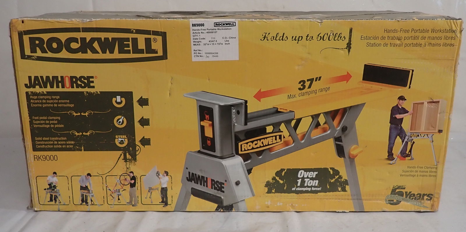 Rockwell Jobhorse: Item # RK9000 . NO in house shipping !