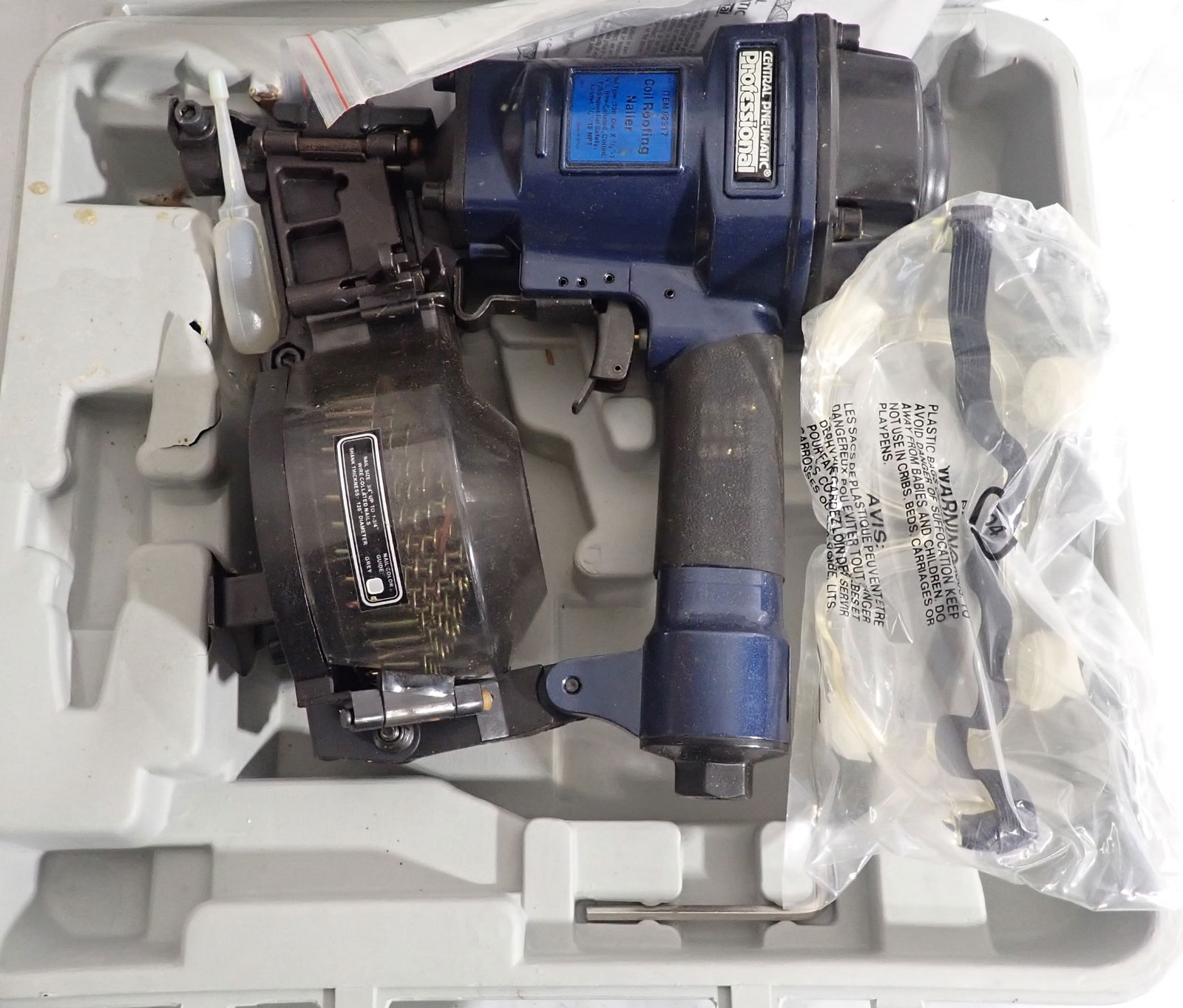 Central Pneumatic Professional Coil Roofing Nailer (1 of 3)