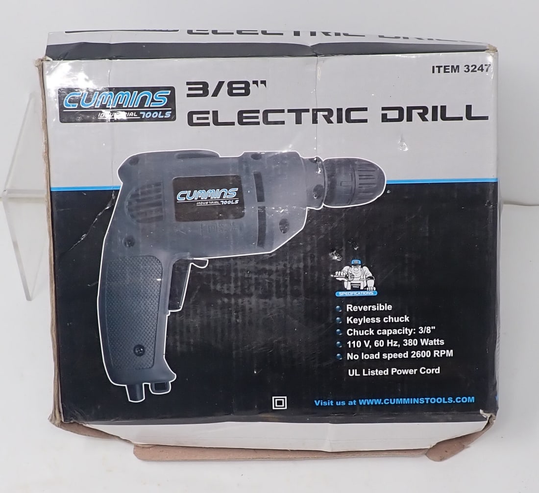 Cummings 3/8" Electric Drill: Shipping available