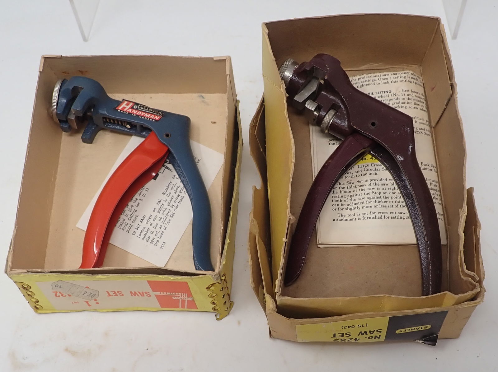 Stanley Handyman & 42SS Saw Sets in Original Boxes (1 of 3)
