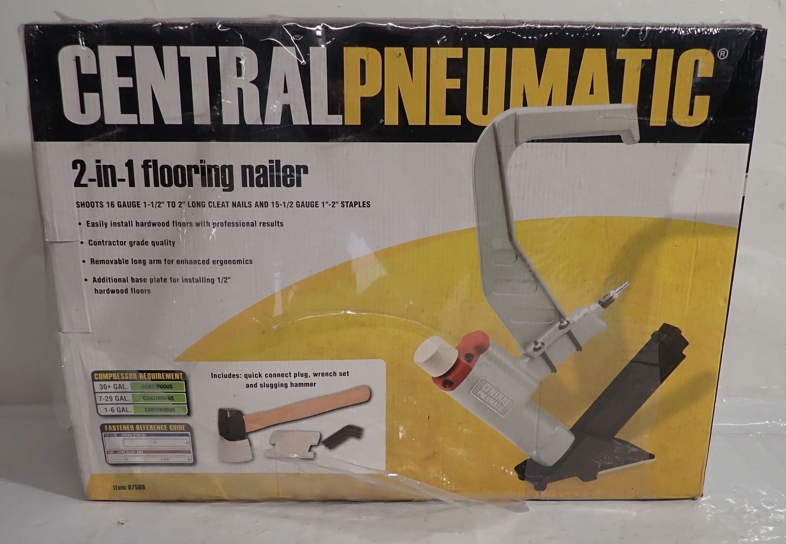 Central Pneumatic 2in1 Flooring Nailer (1 of 2)