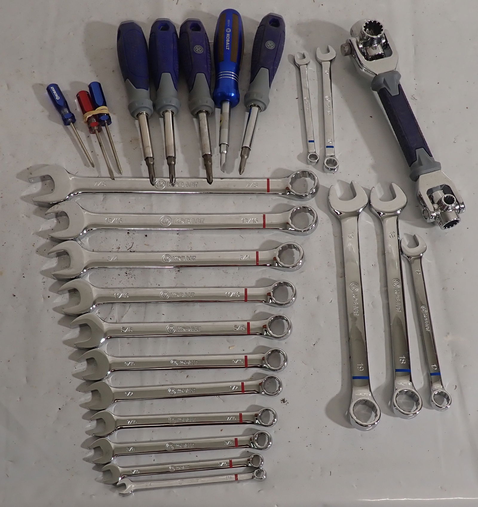 Kobalt SAE / Metric Wrenches & Screwdrivers: Shipping available