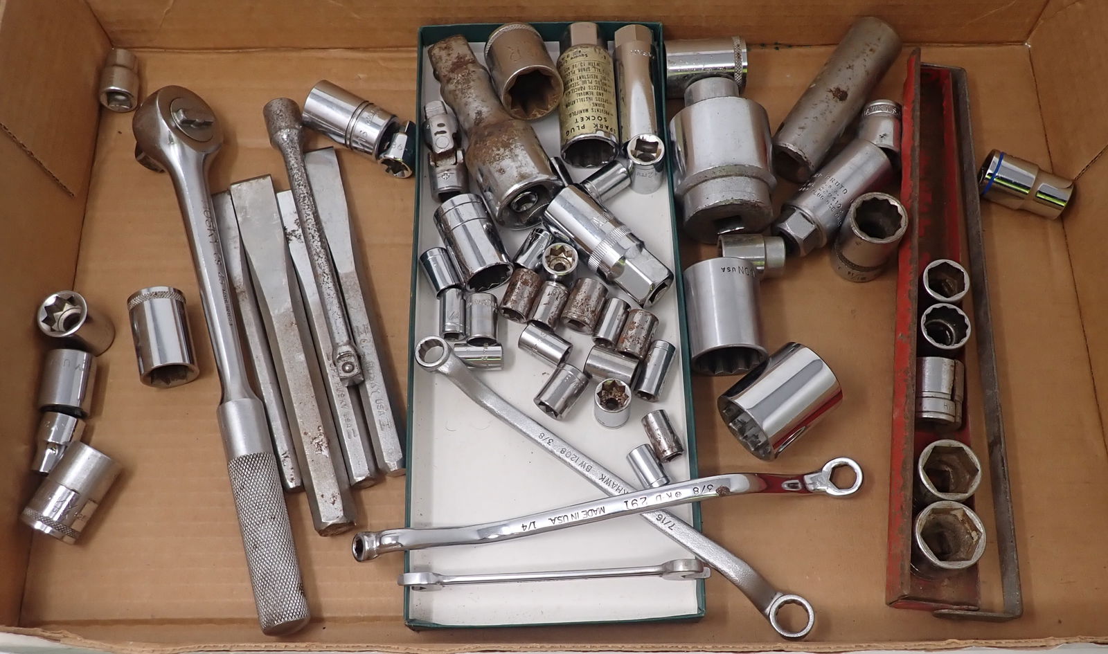 K-D Wrenches , Husky 1/2" Rachet , Sockets incl Proto & Williams (1 of 3)