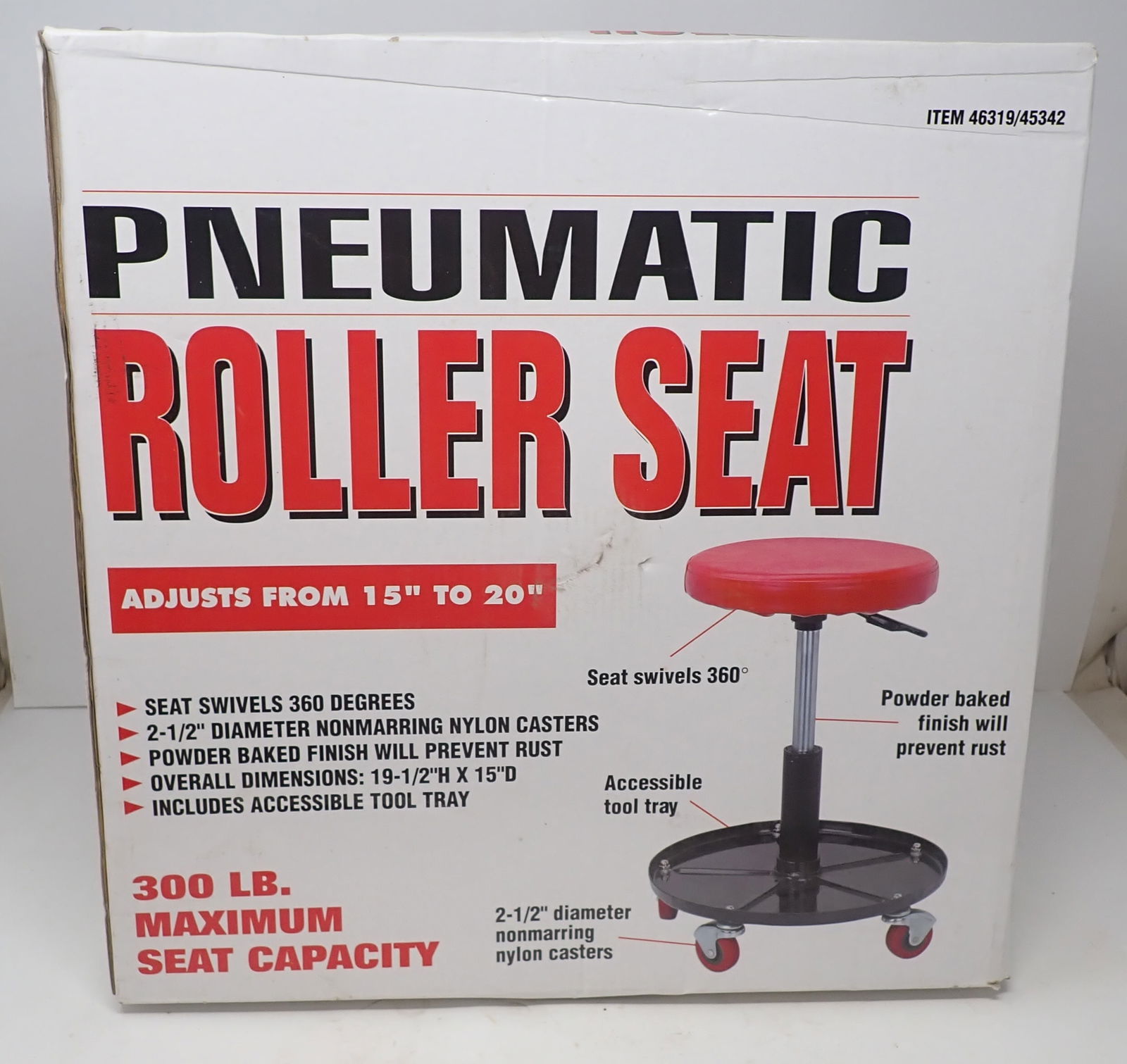 Pneumatic Roller Seat / Stool (1 of 1)