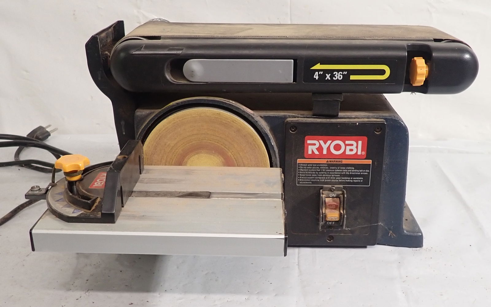 Ryobi 4"x6" Belt and Disc Sander (1 of 4)