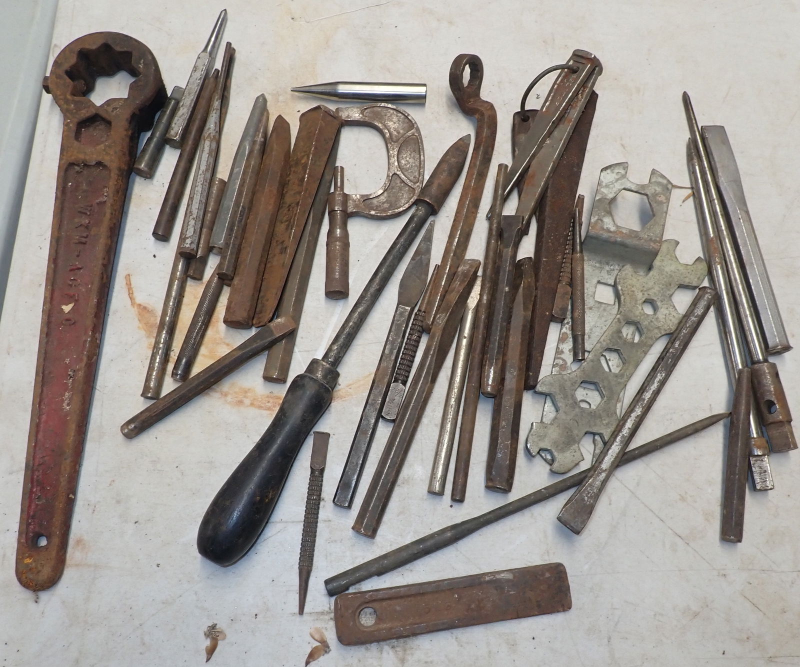 Wrenches , Punches , Chisels , & Misc (1 of 3)