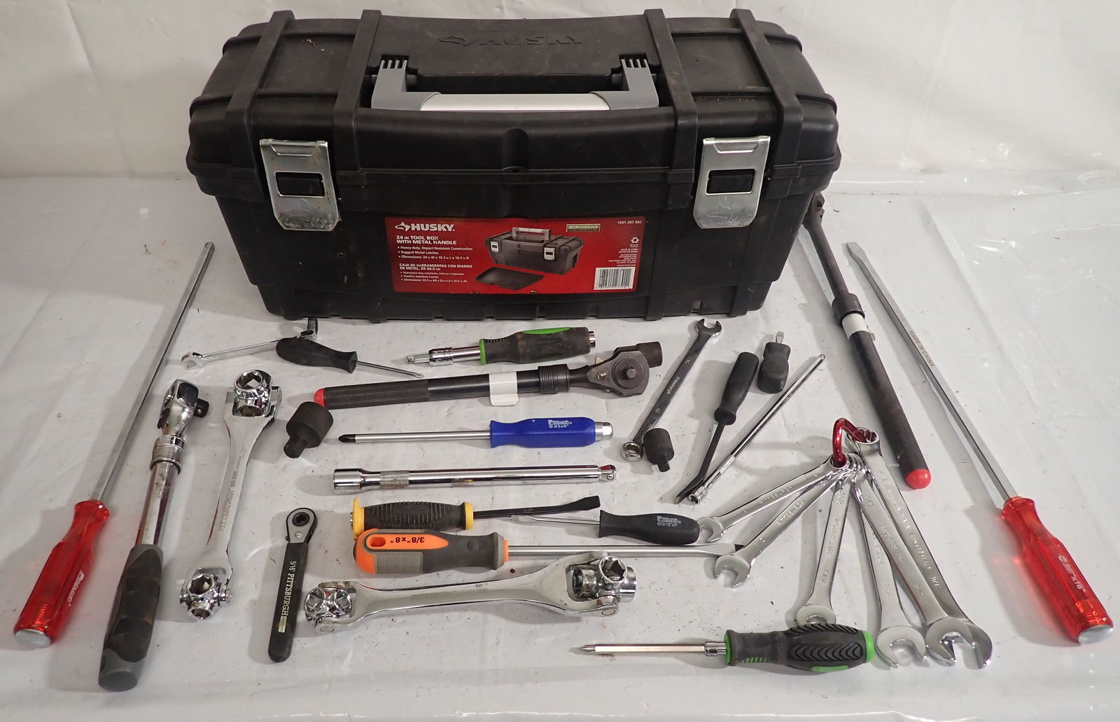 Pittsburgh Rachets , Wrenches , & Husky Tool Box (1 of 8)