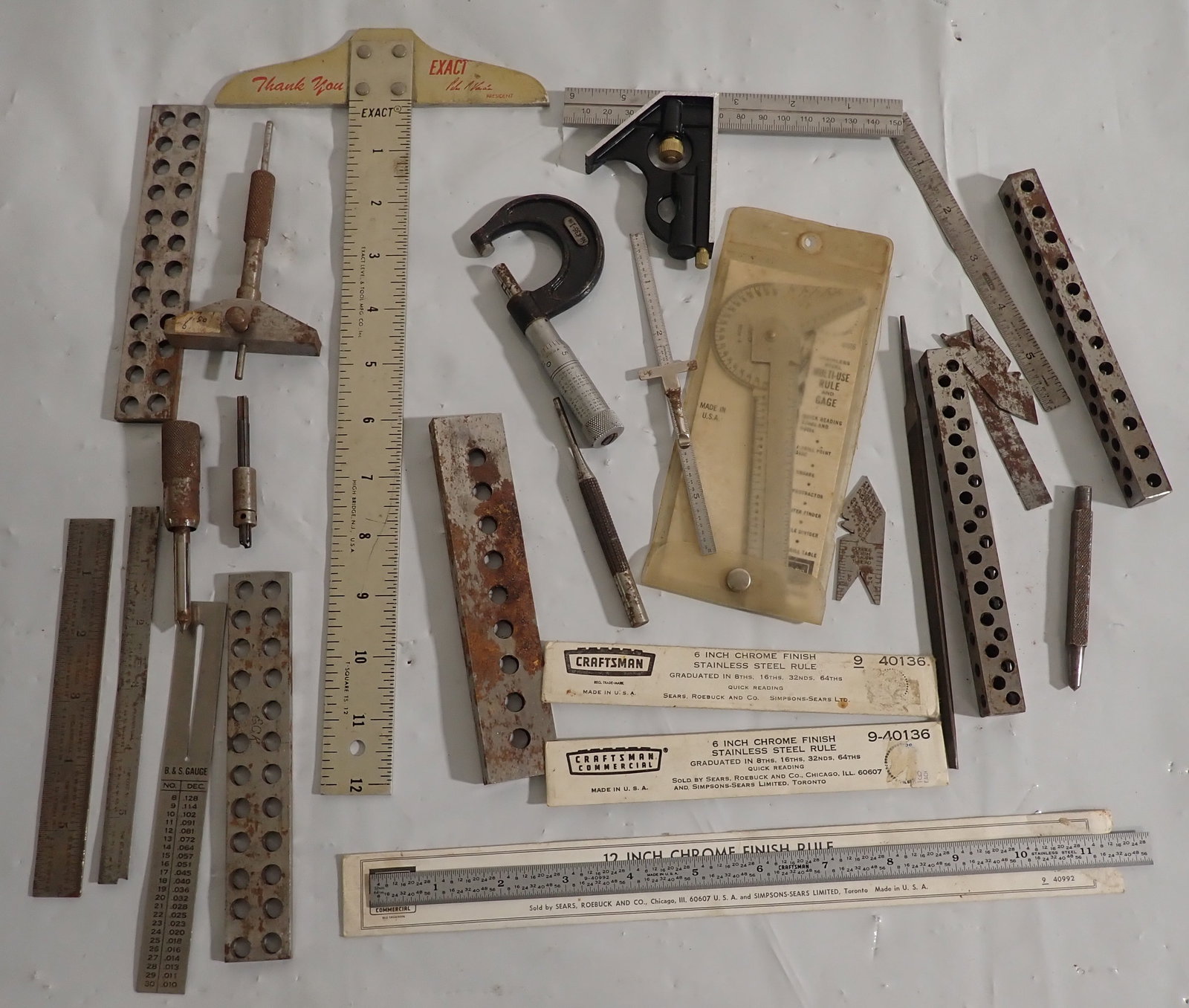 Machinst Tools incl Rules , Caliper & Misc (1 of 5)