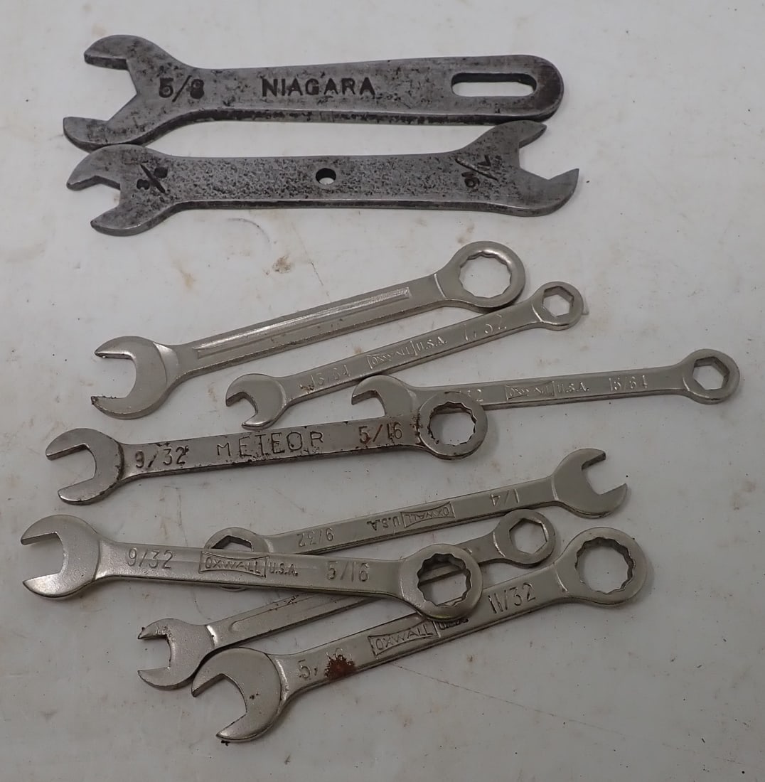 Oxwall , Meteor , Niagra Wrenches: 13/64" - 5/8". Shipping available