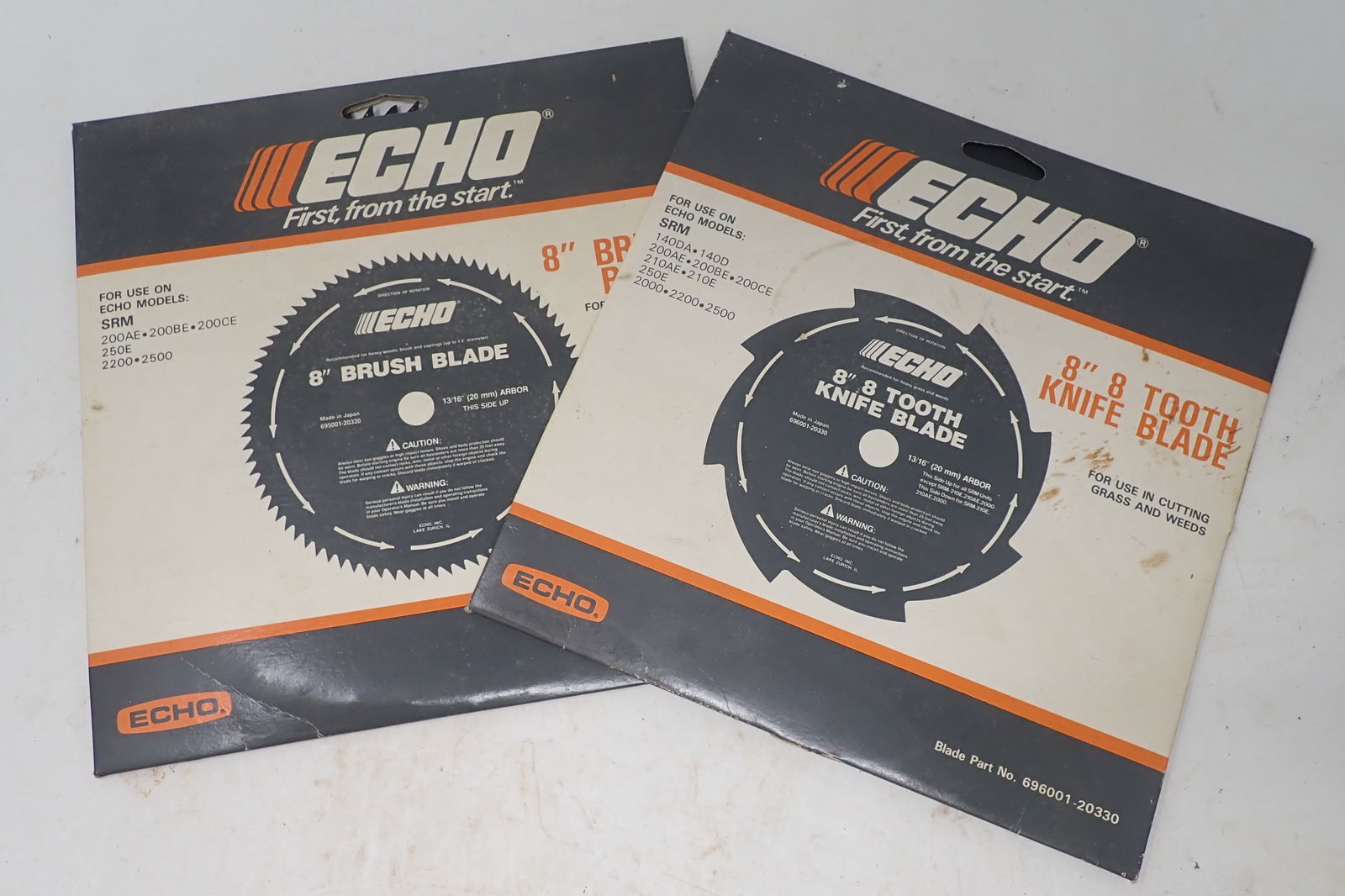 Echo 8" Brush & 8 Tooth Blades: Shipping available