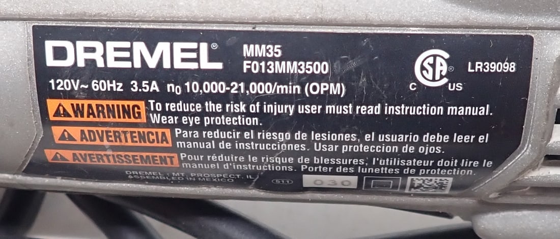 Dremel Multi-Max MM35 Oscillating Tool - 3